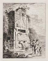 KG 13772
<br/>
Tweede serie van ruïnes en landschappen
<br/>
<em>Weirotter, François Edmund (1730-1771)</em>